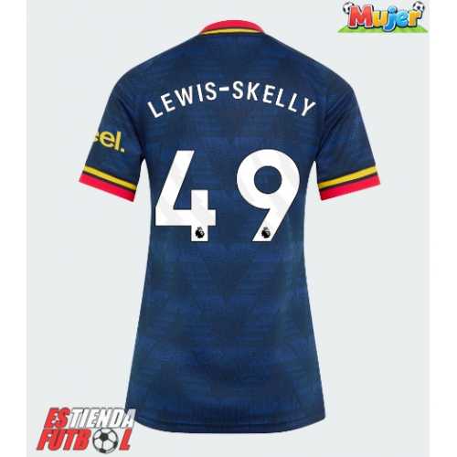 Arsenal Myles Lewis-Skelly #49 Segunda Equipación Mujer 2026-27 Manga Corta